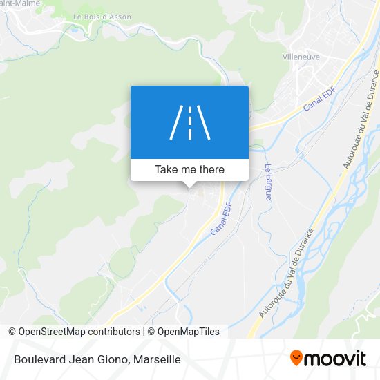 Boulevard Jean Giono map