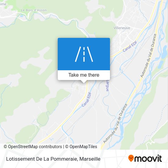 Lotissement De La Pommeraie map