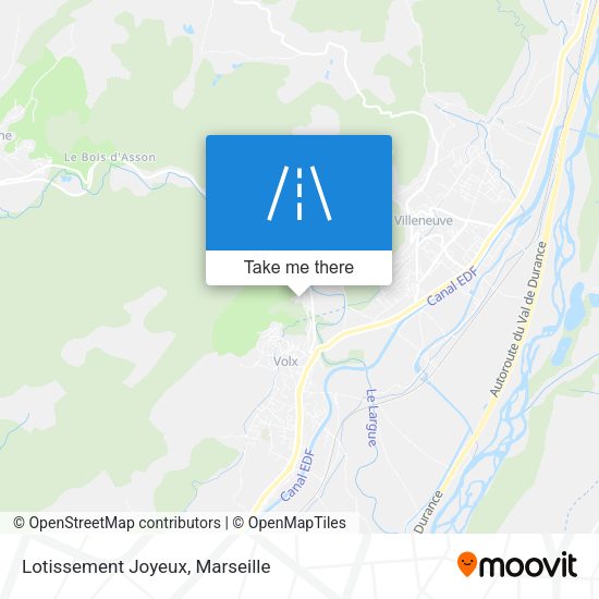 Lotissement Joyeux map