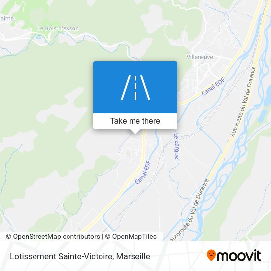 Lotissement Sainte-Victoire map