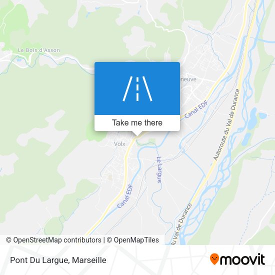 Pont Du Largue map