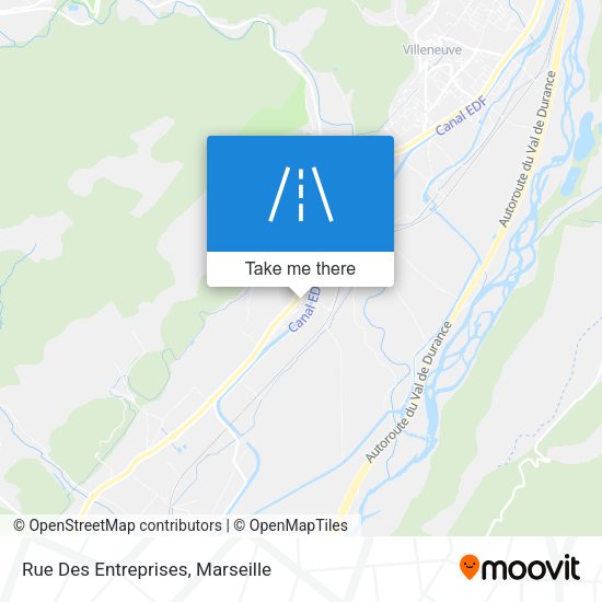 Rue Des Entreprises map