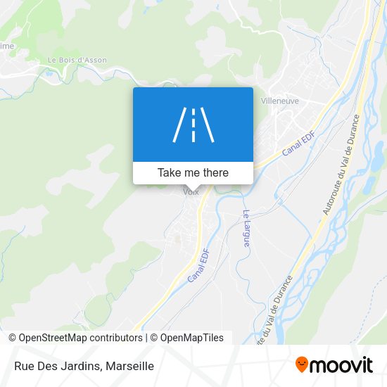 Rue Des Jardins map