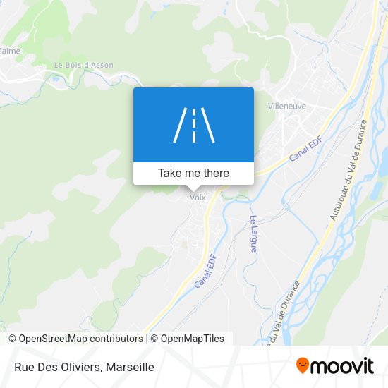 Rue Des Oliviers map