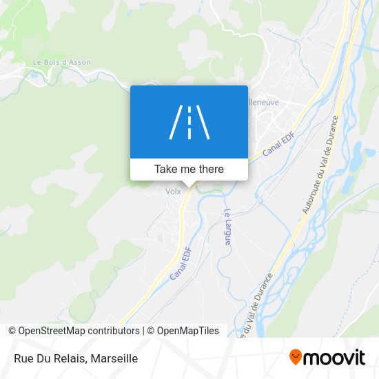 Rue Du Relais map