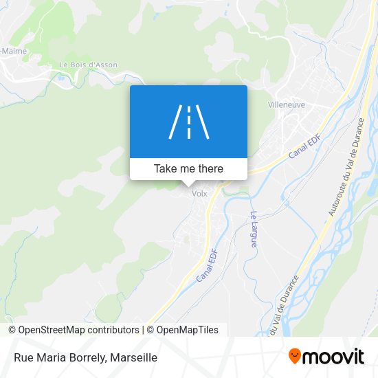 Rue Maria Borrely map