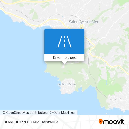 Allée Du Pin Du Midi map