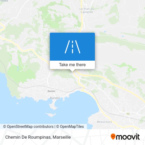 Chemin De Roumpinas map