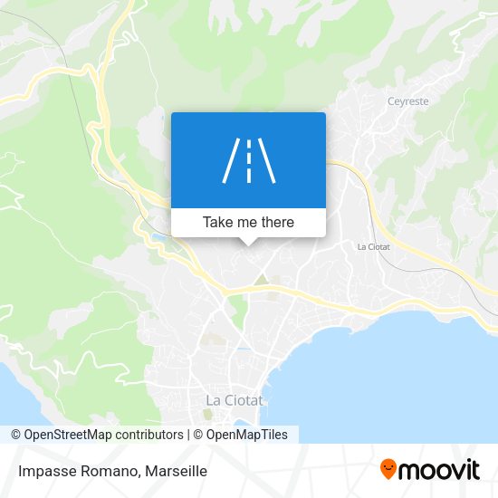 Impasse Romano map