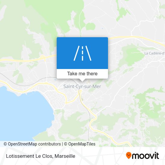 Lotissement Le Clos map