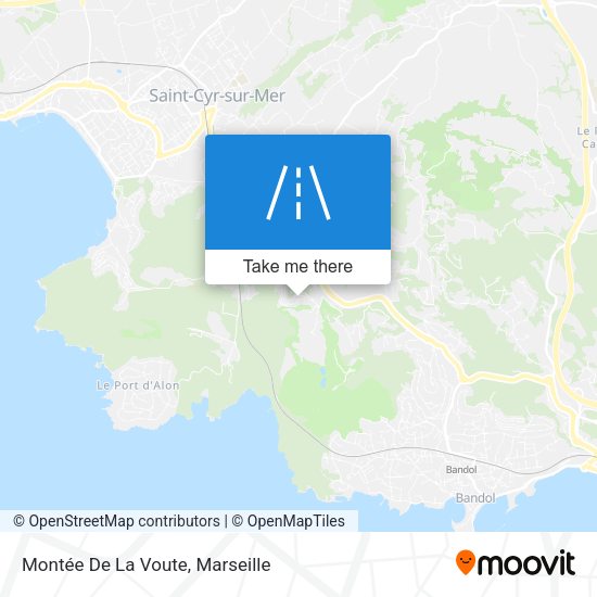 Montée De La Voute map