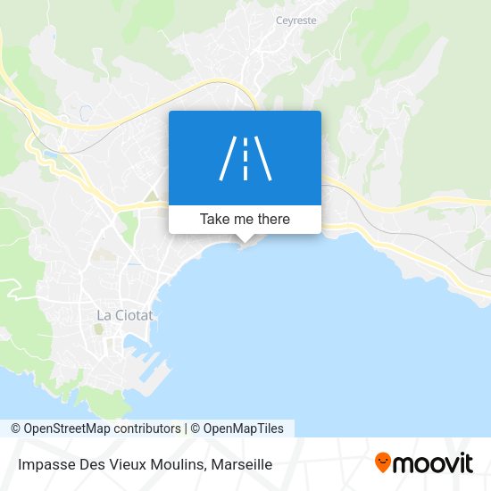 Impasse Des Vieux Moulins map