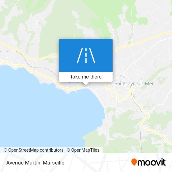 Avenue Martin map