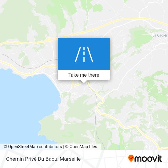 Chemin Privé Du Baou map