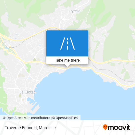 Traverse Espanet map