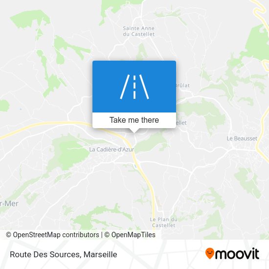 Route Des Sources map
