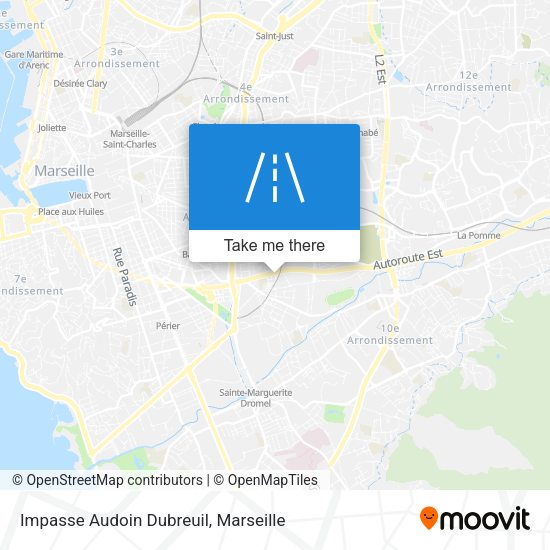 Impasse Audoin Dubreuil map