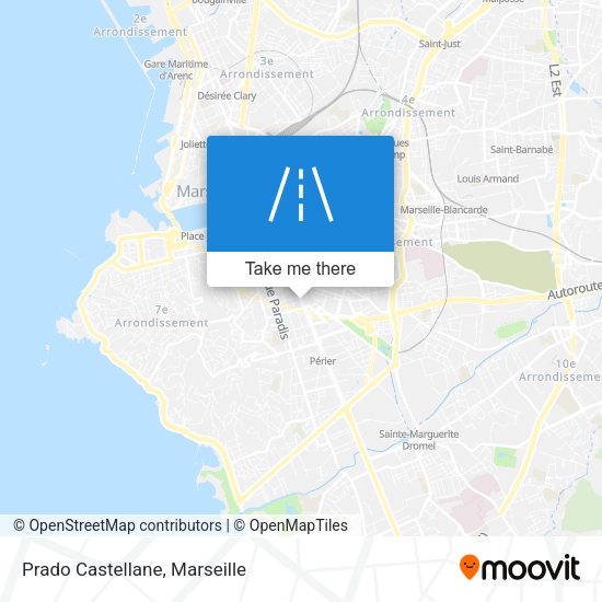 Prado Castellane map