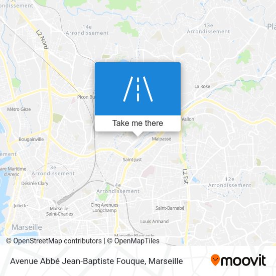 Avenue Abbé Jean-Baptiste Fouque map