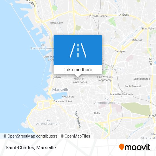Saint-Charles map