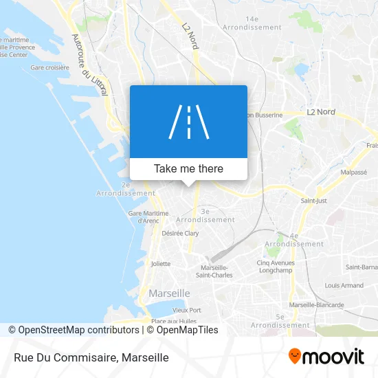 Rue Du Commisaire map