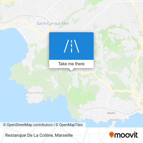 Restanque De La Colline map