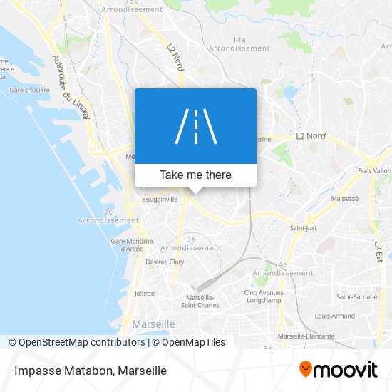 Impasse Matabon map