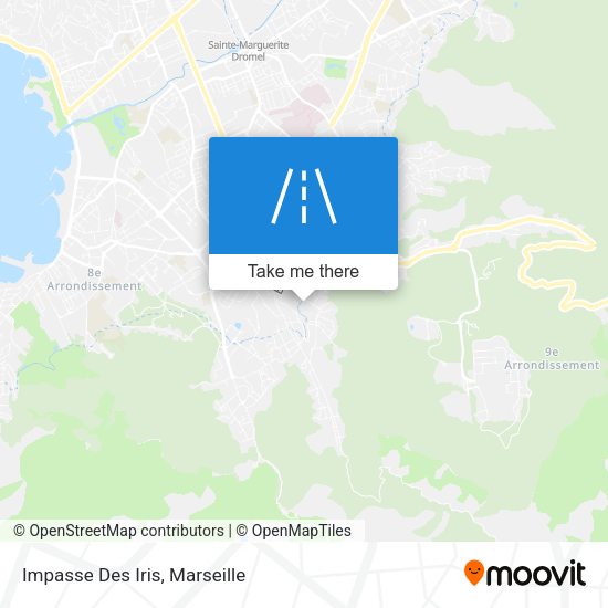 Impasse Des Iris map