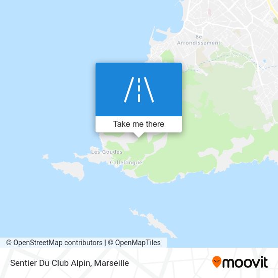 Sentier Du Club Alpin map