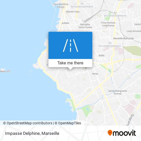 Impasse Delphine map