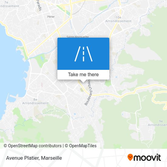 Avenue Platier map