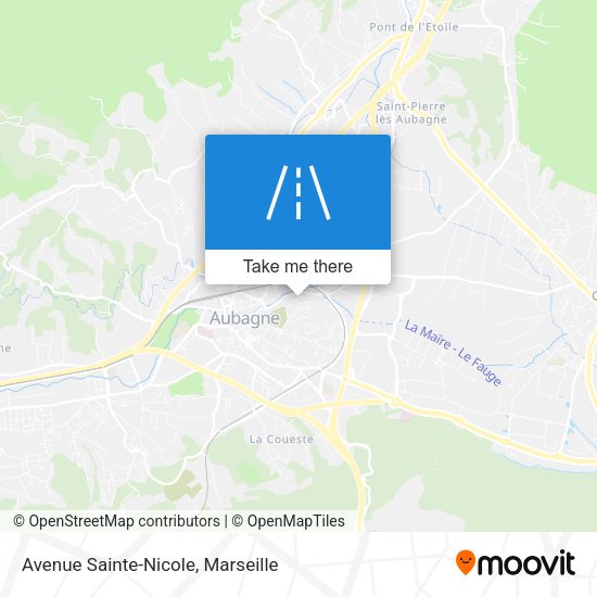 Avenue Sainte-Nicole map