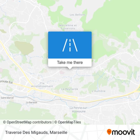 Traverse Des Migauds map