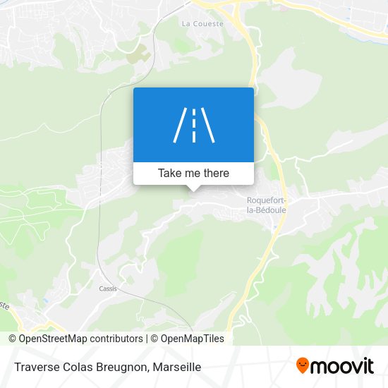 Traverse Colas Breugnon map