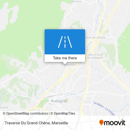 Traverse Du Grand Chêne map