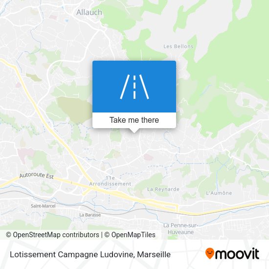 Lotissement Campagne Ludovine map