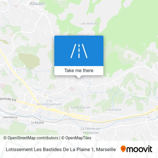 Lotissement Les Bastides De La Plaine 1 map
