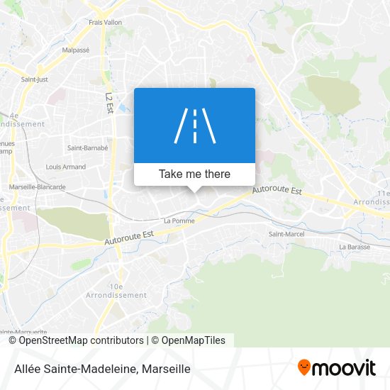 Allée Sainte-Madeleine map
