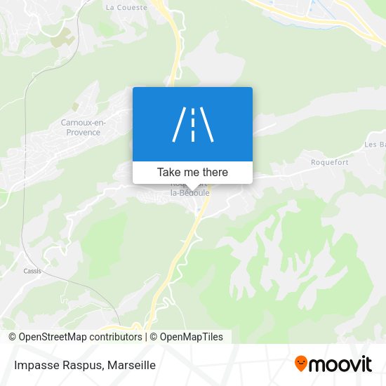 Impasse Raspus map