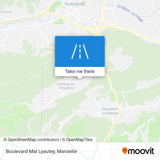 Boulevard Mal Lyautey map