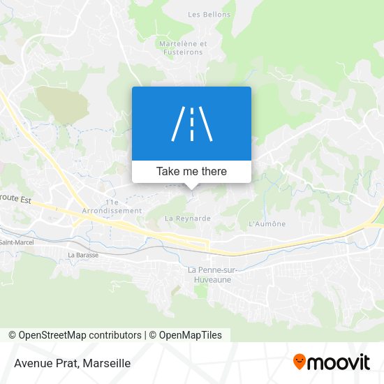 Avenue Prat map