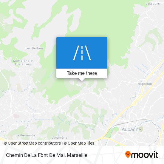 Chemin De La Fònt De Mai map