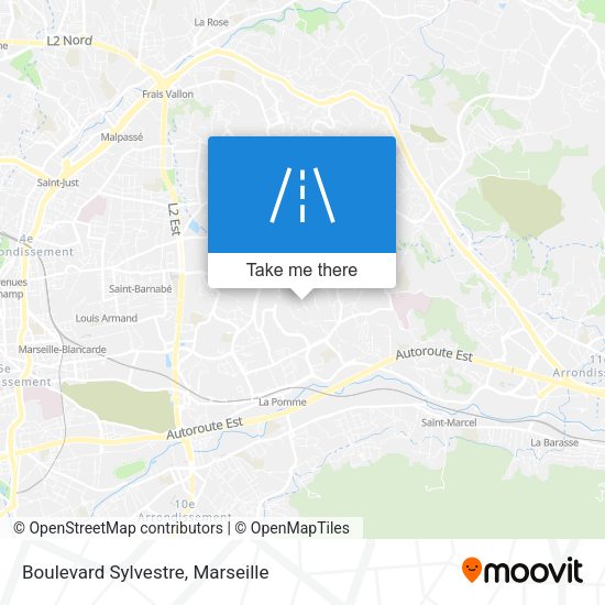 Boulevard Sylvestre map
