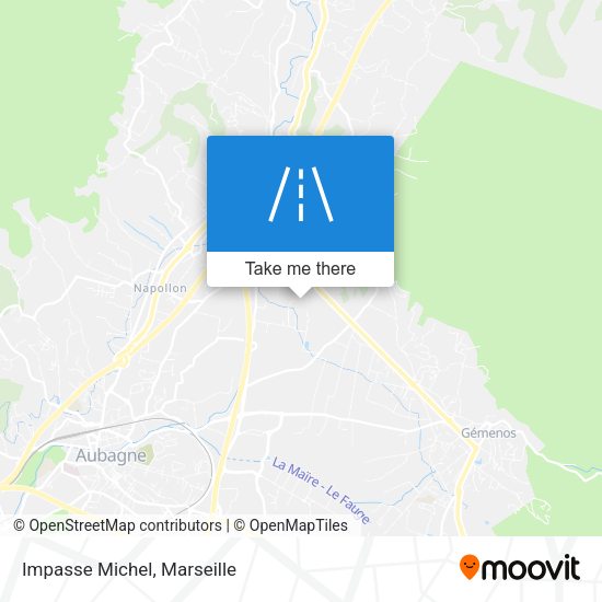 Impasse Michel map