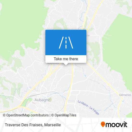 Traverse Des Fraises map