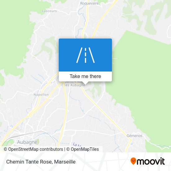 Chemin Tante Rose map