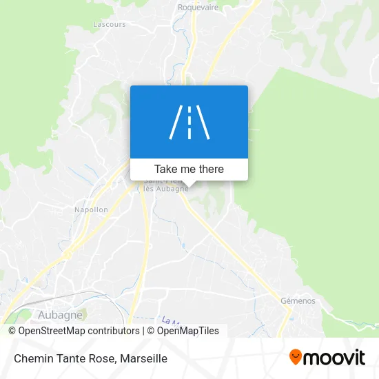 Chemin Tante Rose map