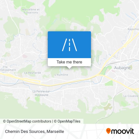 Chemin Des Sources map