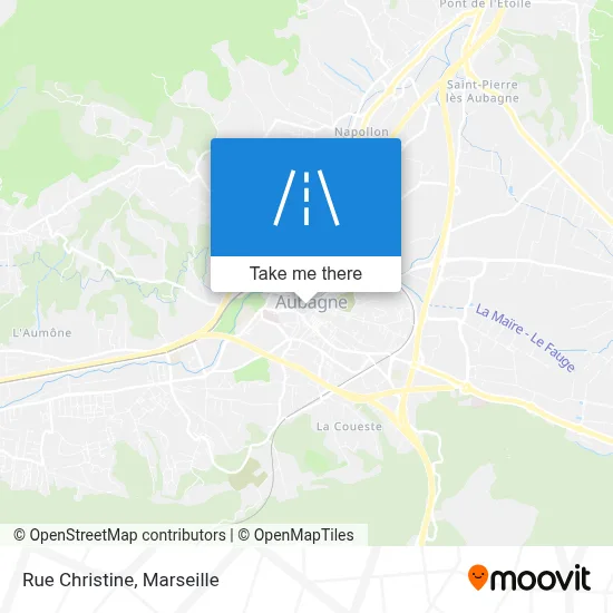Rue Christine map