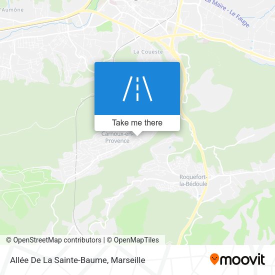 Allée De La Sainte-Baume map